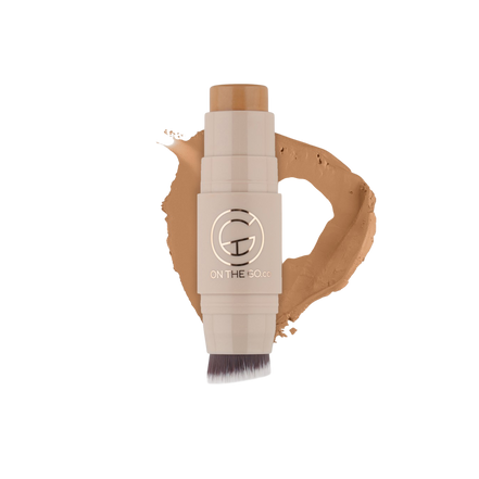 Foundation Stick n Brush - Light Medium
