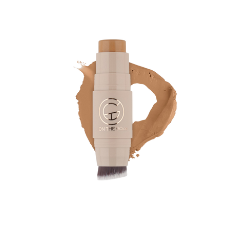 Foundation Stick n Brush - Light Medium